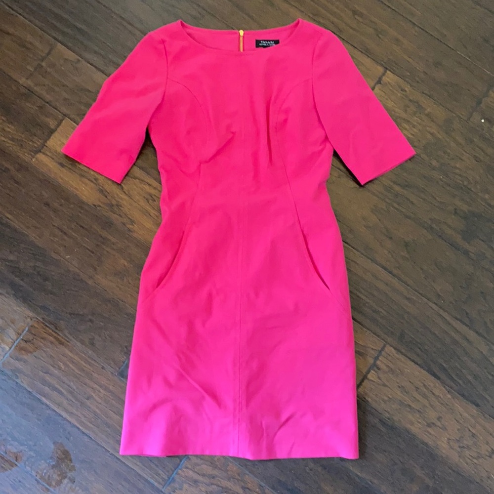 TAHARI Women’s Pink Dress, Size 2